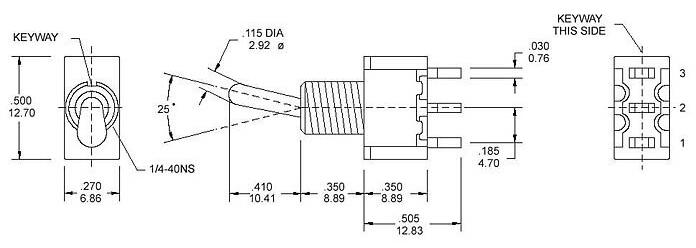 鈕子開關(guān)MTS-102 藍(lán)色