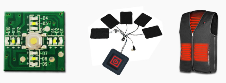 發熱內衣輕觸開關主板開發案例